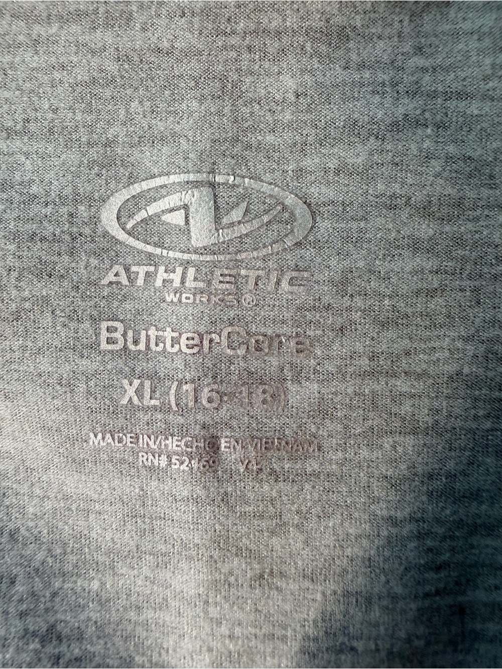 Athletic Works Light Gray Leggings with Pockets - Picture 3 of 3